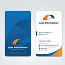 Vertical Business Card Design service