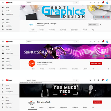 youtube cover design service