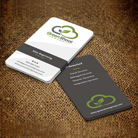 design standard business card size