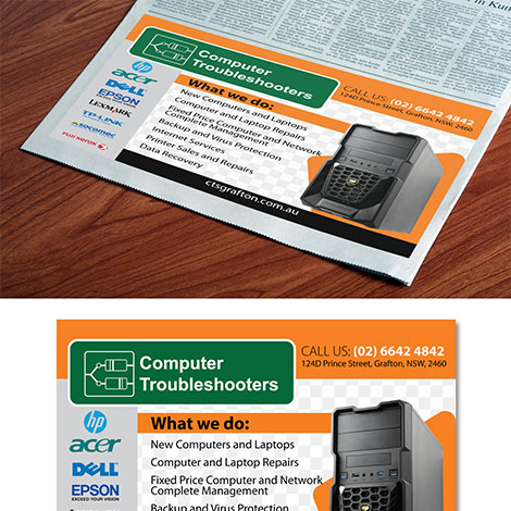 Creative Newspaper Ad Design Service