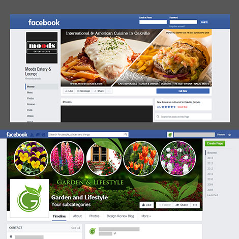 facebook page design service