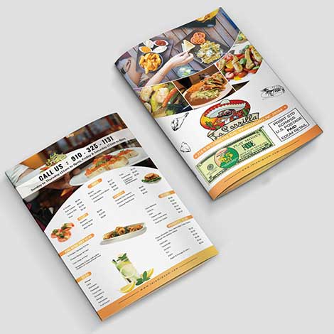 creative menu design for restaurant
